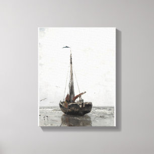Fischerboot Jacob Maris Landschaft Leinwanddruck
