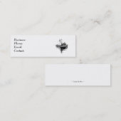 Fischerboot Mini Visitenkarte (Vorne/Hinten)