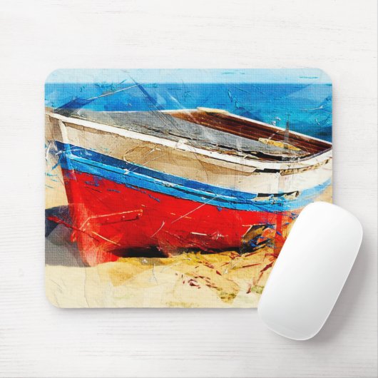 Fischerboot Mousepad (Mit Mouse)
