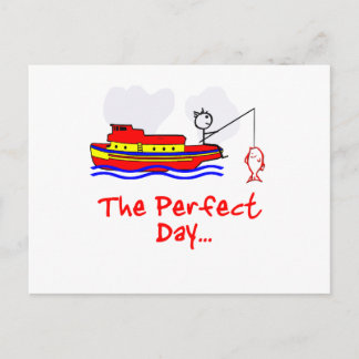 Fischerboot Postkarte