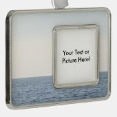 Fischerboot Rahmen-Ornament Silber (Rechts)