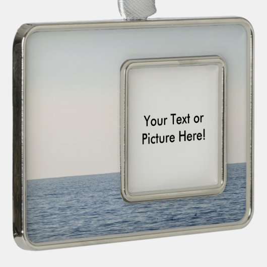 Fischerboot Rahmen-Ornament Silber (Rechts)