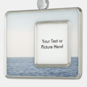 Fischerboot Rahmen-Ornament Silber (Links)