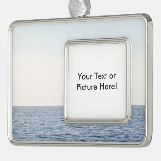 Fischerboot Rahmen-Ornament Silber (Links)