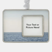 Fischerboot Rahmen-Ornament Silber (Vorderseite)