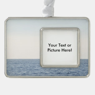 Fischerboot Rahmen-Ornament Silber