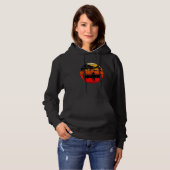 Fischerboot Retro Coole Bassfliege Fischer Hoodie (Vorne ganz)