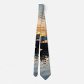 Fischerboot Sunrise Neck Tie Krawatte (Rückseite)
