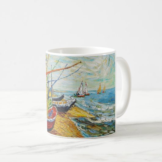 Fischerboot-Tasse Van Gogh Kaffeetasse (VorderseiteRechts)