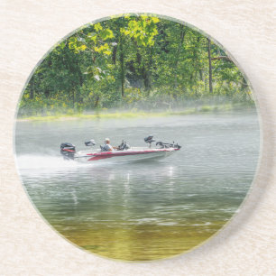 Fischerboot unterwegs getränkeuntersetzer