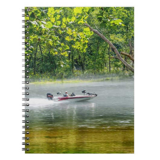 Fischerboot unterwegs notizblock (Vorderseite)