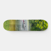 Fischerboot unterwegs skateboard (Horizontal)