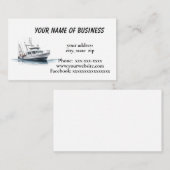 Fischerboot Visitenkarte (Vorne/Hinten)