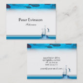 Fischerboot-Visitenkarte Visitenkarte (Vorne/Hinten)