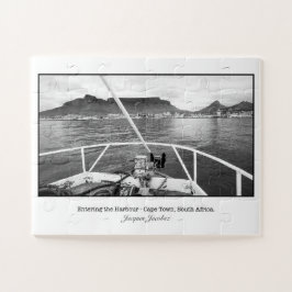 Fischerboot vor dem Tafelberg Puzzle
