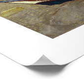 Fischerboote am Strand in Saintes-Maries -1888 Poster (Ecke)