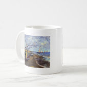 Fischerboote am Strand Kaffeetasse (Vorderseite Links)