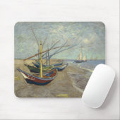 Fischerboote am Strand Mousepad (Mit Mouse)