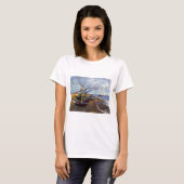 Fischerboote am Strand T-Shirt (Vorne ganz)