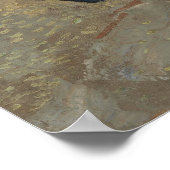 Fischerboote am Strand von Les Saintes-Maries Poster (Ecke)