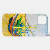 Fischerboote am Strand von Saintes-Maries Case-Mate iPhone Hülle (Rückseite (Horizontal))