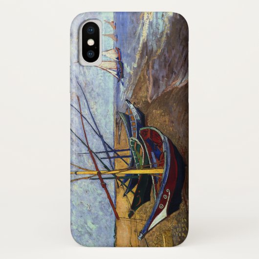 Fischerboote am Strand von Van Gogh Case-Mate iPhone Hülle (Rückseite)