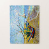 Fischerboote am Strand von Vincent Van Gogh art Puzzle (Vertikal)