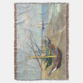 Fischerboote am Strand von Vincent Van Gogh Decke (Vorderseite Vertikal)