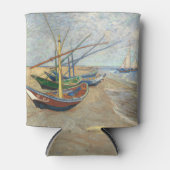 Fischerboote am Strand von Vincent Van Gogh Dosenkühler (Vorderseite)