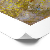 Fischerboote am Strand von Vincent Van Gogh Poster (Ecke)