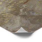 Fischerboote am Strand von Vincent Van Gogh Poster (Ecke)