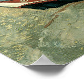 Fischerboote am Strand von Vincent van Gogh Poster (Ecke)
