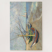 Fischerboote am Strand von Vincent Van Gogh Puzzle (Vertikal)