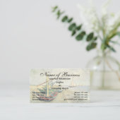 Fischerboote am Strand von Vincent van Gogh Visitenkarte (Stehend Vorderseite)