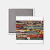 Fischerboote, Antofagasta, Chile Magnet (Vorderseite/Rückseite)