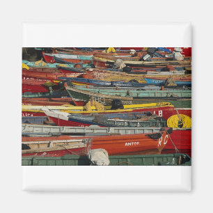 Fischerboote, Antofagasta, Chile Magnet