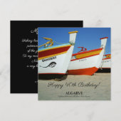 Fischerboote auf dem Foto der Algarve (Vorne/Hinten)