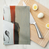 Fischerboote auf dem Foto der Algarve Geschirrtuch (Viertel Falte)