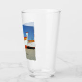 Fischerboote auf dem Foto der Algarve Glas (Links)