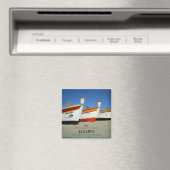 Fischerboote auf dem Foto der Algarve Magnet (In Situ (Geschirrspüler))