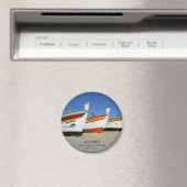 Fischerboote auf dem Foto der Algarve Magnet (In Situ (Geschirrspüler))
