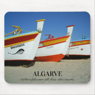 Fischerboote auf dem Foto der Algarve Mousepad