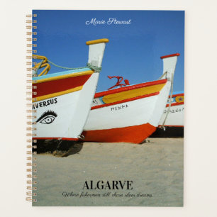 Fischerboote auf dem Foto der Algarve Planer