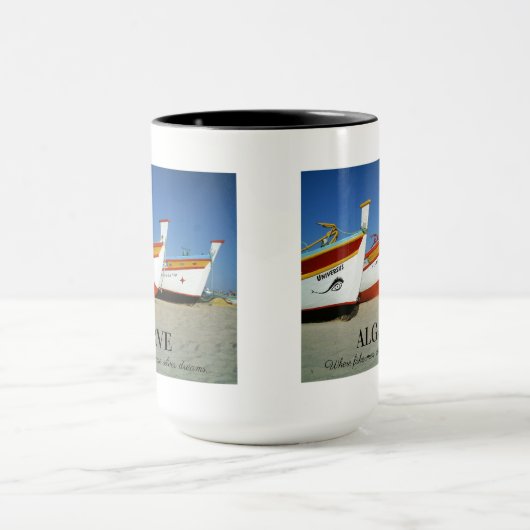 Fischerboote auf dem Foto der Algarve Tasse (Zentrum)