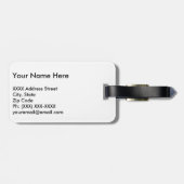 Fischerboote auf dem Strand Gepäckanhänger (Rückseite horizontal)