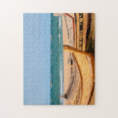 Fischerboote aus Ghana Puzzle (Vertikal)