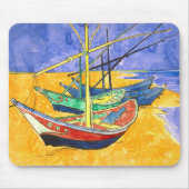 Fischerboote Beach Saintes-Maries Van Gogh Fine Mousepad (Vorne)