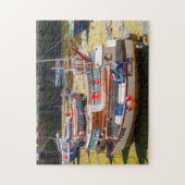 Fischerboote bei Mevagissey Puzzle (Vertikal)