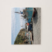 Fischerboote Cadgwith Cornwall England Puzzle (Vertikal)