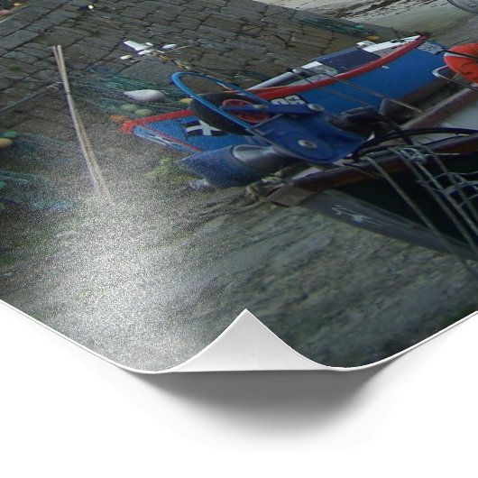 Fischerboote Cornwall Fotografie (Ecke)